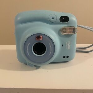 Instax Blue Film Photography Camera with Retro Design